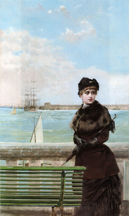 An elegant Woman at St. Malo

Painting Reproductions