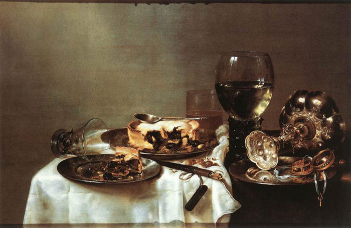 Breakfast Table with Blackberry Pie, 1631

Painting Reproductions
