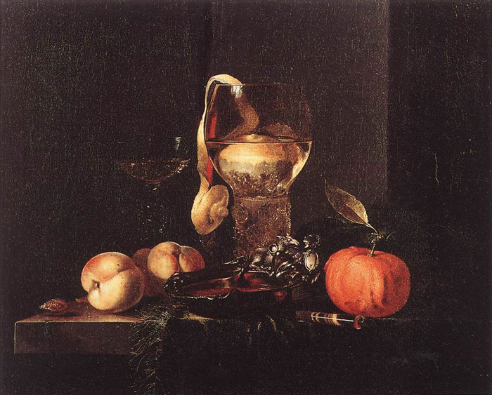 Still-Life with Silver Bowl, Glasses, and Fruit, 1658

Painting Reproductions