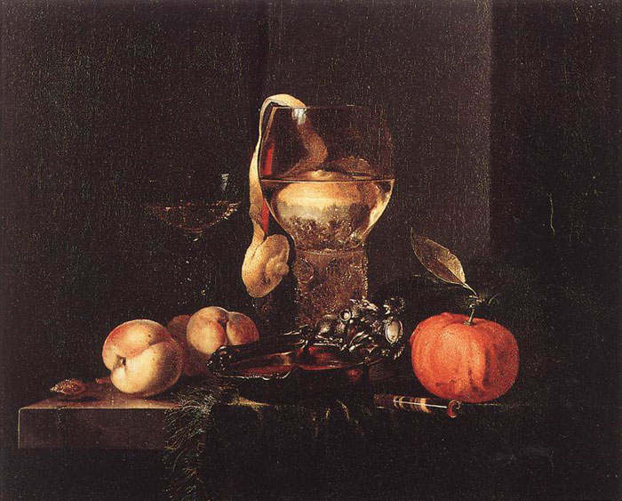 Painting Still-Life with Silver Bowl, Glasses, and Fruit, 1658 Still-Life with Silver Bowl, Glasses, and Fruit, 1658
Painting Reproductions