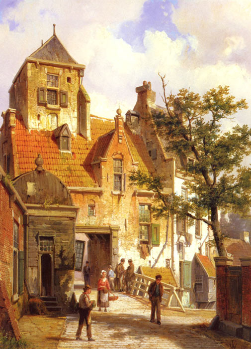 A Street Scene in Haarlem

Painting Reproductions