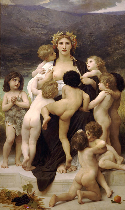 Alma Parens [L'Ame parentale (The Motherland), 1883

Painting Reproductions