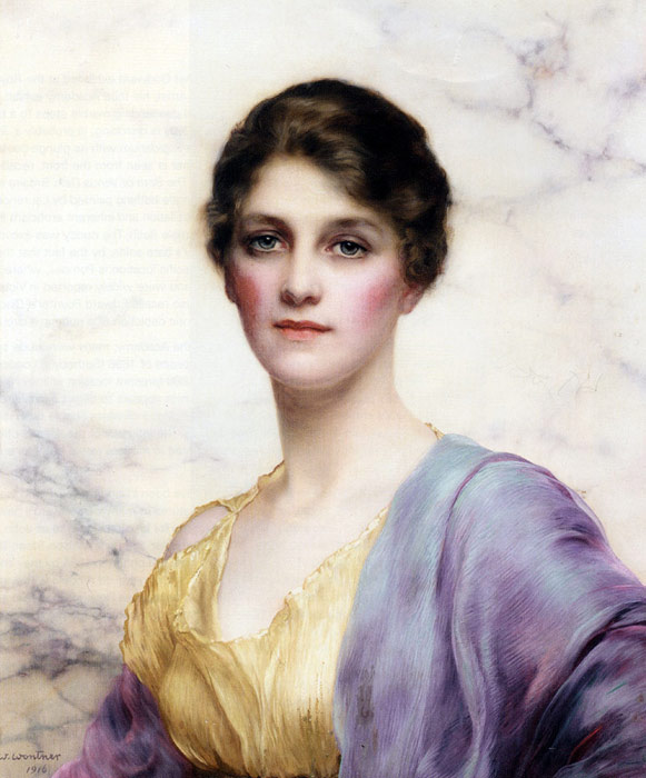 An Emerald-Eyed Beauty, 1916

Painting Reproductions