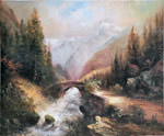 Mountain Landscape Oil Painting