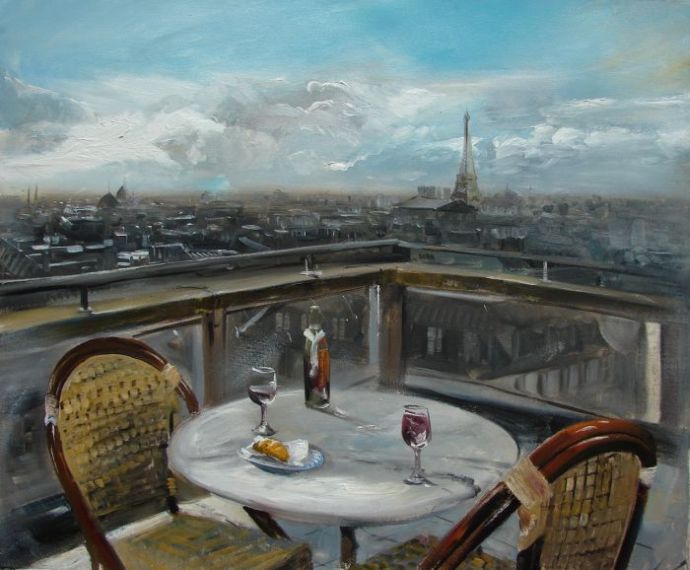 Paris, Horizon, 2010 Painting