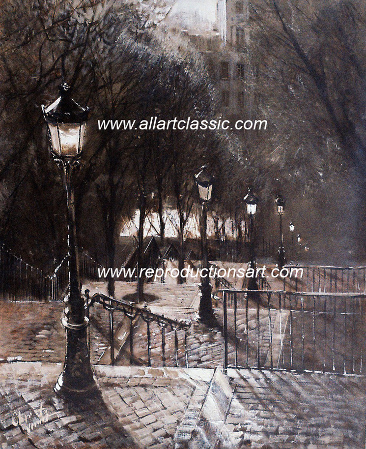 Montmartre Stairs  Painting