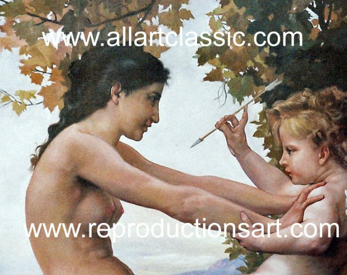 Bouguereau_Paintings_001N_A Reproductions Painting-Zoom Details