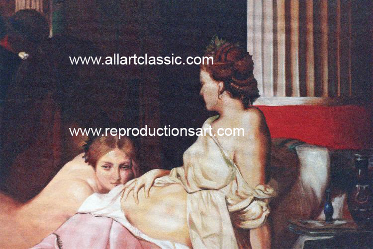 Gerome_Grecian_Interior_001N_B Reproductions Painting-Zoom Details