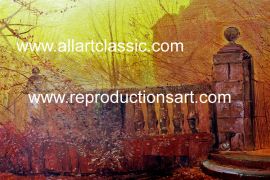 Oil Paintings Reproductions Grimshaw Paintings Reproductions