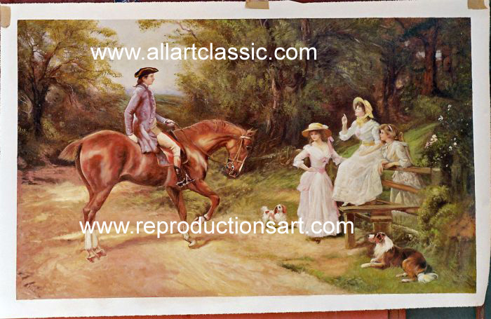 Heywood Hardy Painting