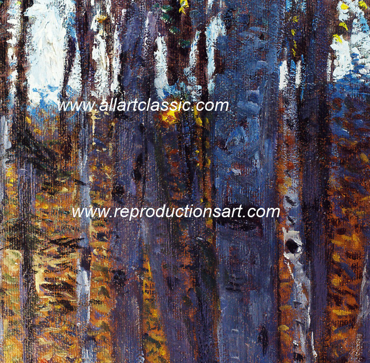 Klimt_Beech_Wood_001N_C Reproductions Painting-Zoom Details