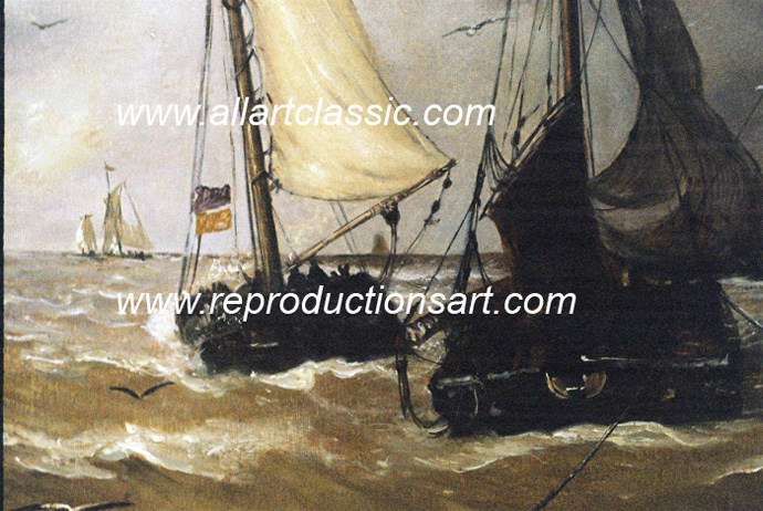 Mesdag-oil-painting_B Reproductions Painting-Zoom Details