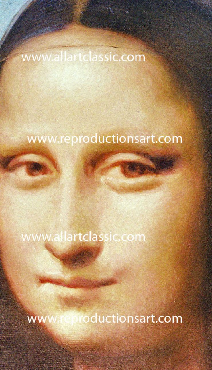 Painting-Leonardo_MonaLisa_02_A Reproductions Painting-Zoom Details