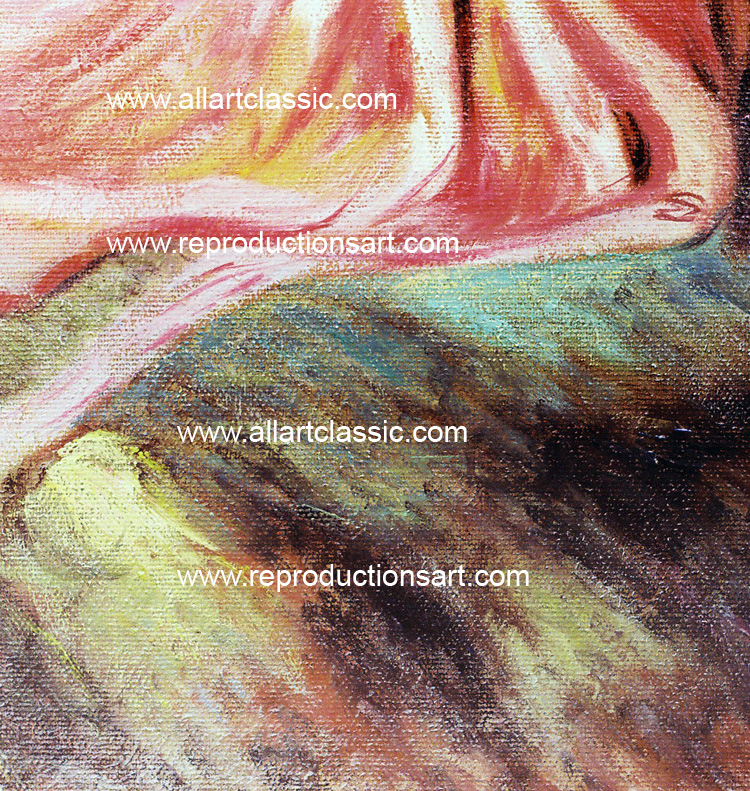 Renoir_two_girls_001N_B Reproductions Painting-Zoom Details