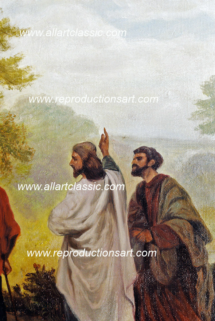 Road_to_Emmaus_001N_A Reproductions Painting-Zoom Details