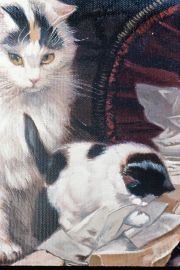 Oil Paintings Reproductions Henriette Ronner-Knip Painting