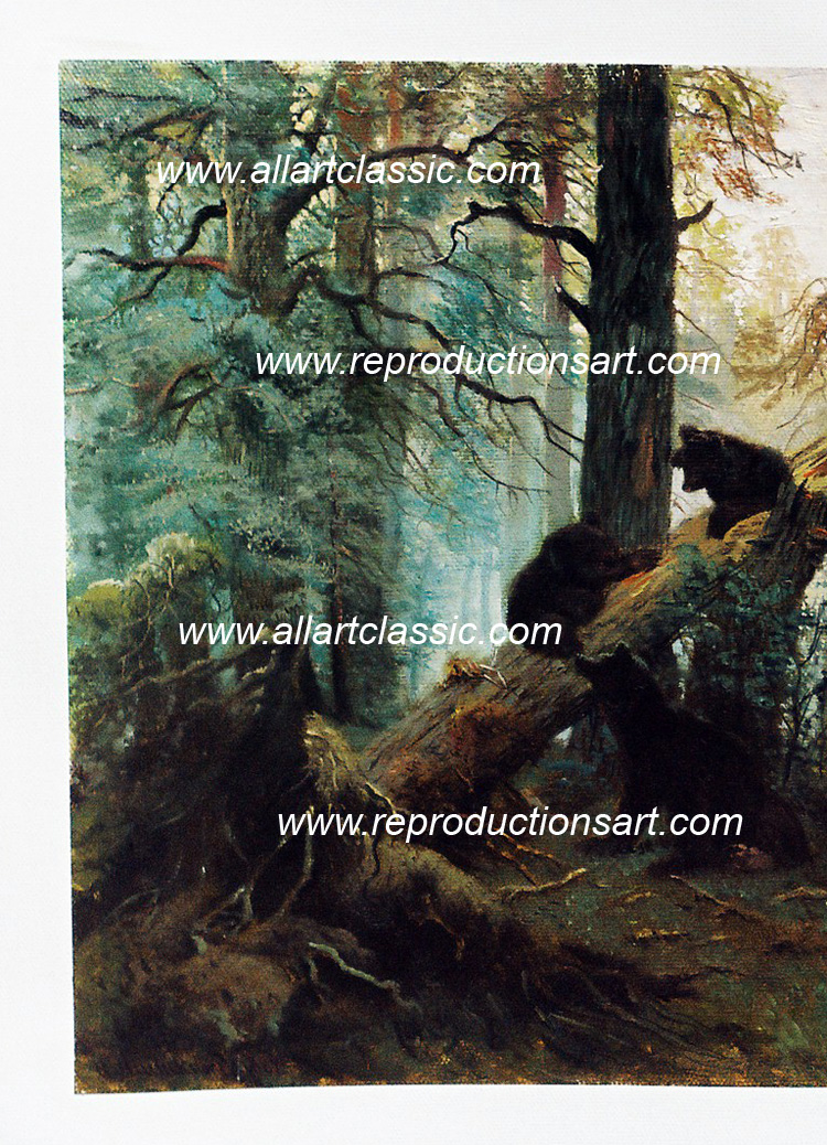 Shishkin-paintings_001N_A Reproductions Painting-Zoom Details